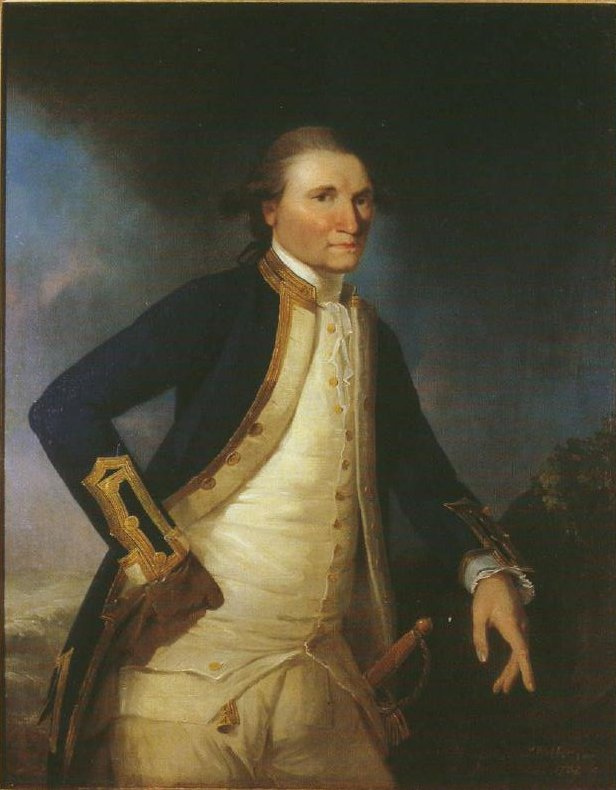 616x790 Portrait Of Captain James Cook Rn, 1782, By John Webber. - Webber Painting