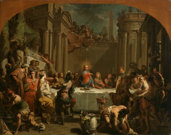 575x455 The Marriage - Wedding At Cana Painting