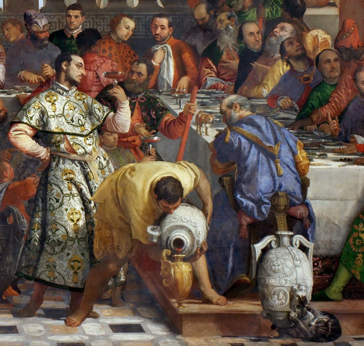 1212x1151 The Story In Paintings A Feast Of Veronese The Eclectic Light - Wedding At Cana Painting