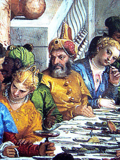 385x513 The Wedding - Wedding At Cana Painting