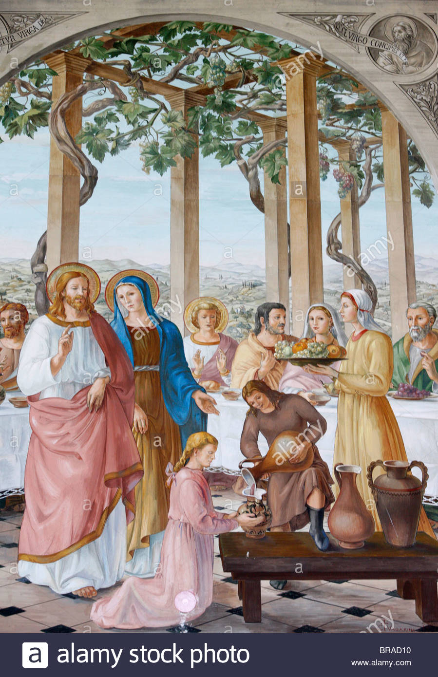 899x1390 Painting Of The Wedding - Wedding At Cana Painting