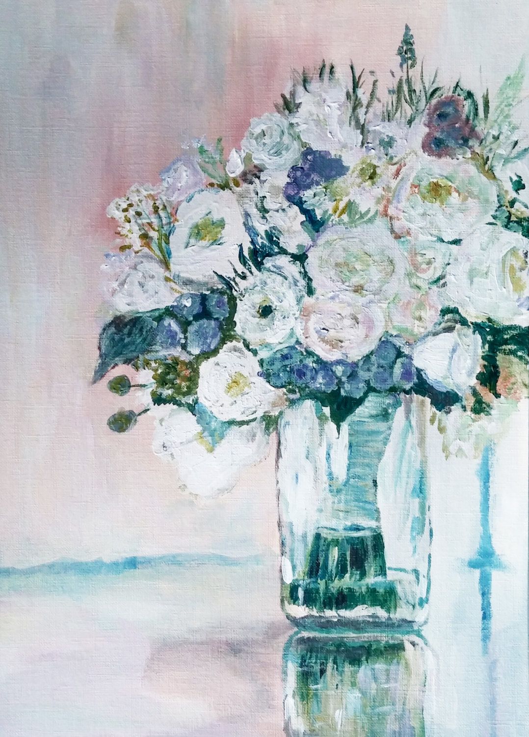 Wedding Bouquet Painting at PaintingValley.com | Explore collection of ...