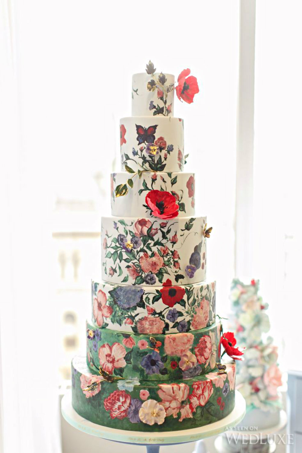 1000x1500 12 Hand Painted Wedding Cakes - Wedding Cake Painting