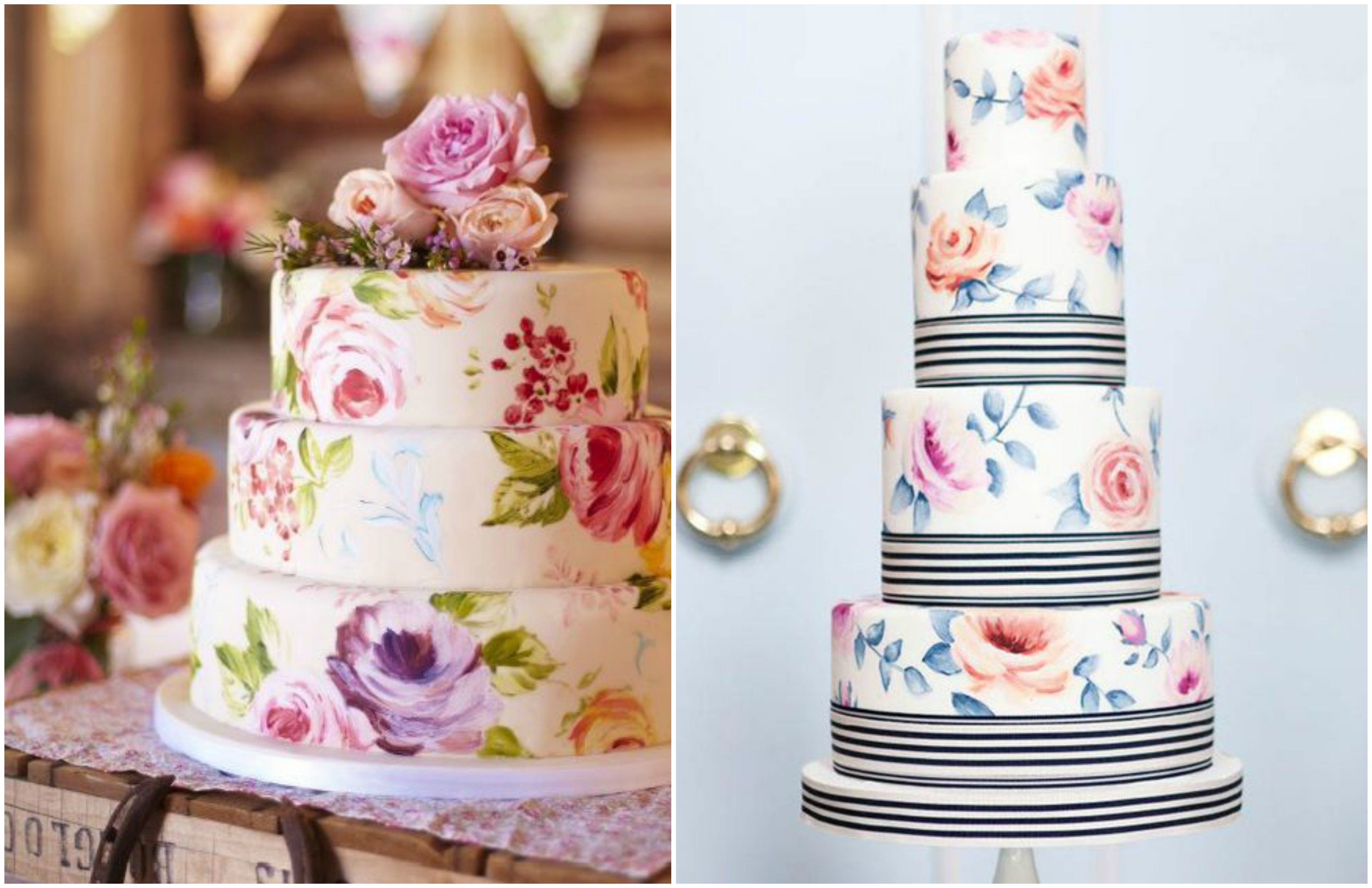4000x2589 Top 10 Summer Wedding Cake Styles The Craft Company Blog - Wedding Cake Painting