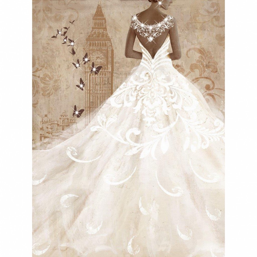 1000x1000 Wedding Dress Painting - Wedding Dress Painting