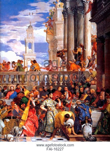 Wedding Feast At Cana Painting at PaintingValley.com | Explore ...