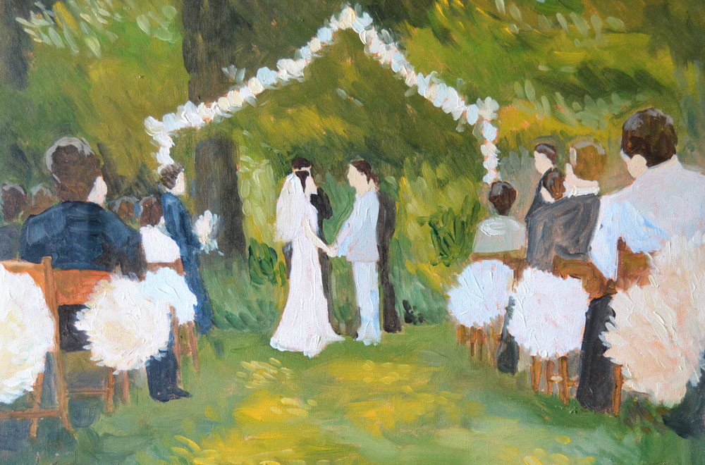1000x660 Live Event Painting For Your Wedding Or Celebration - Wedding Painting
