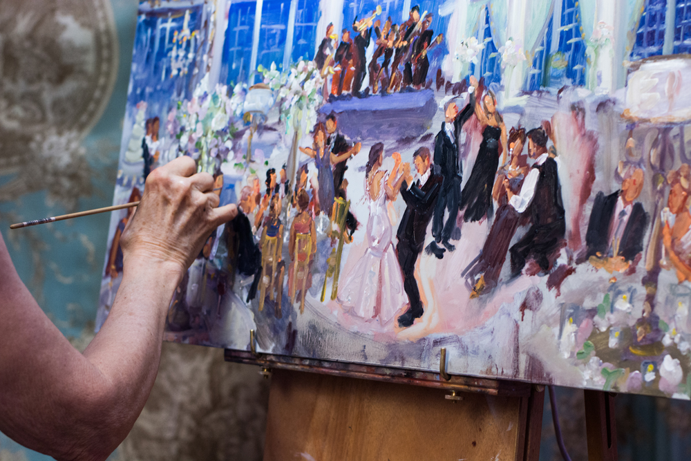 1000x667 Wedding Painting Everything You Need To Know About Live Event - Wedding Painting