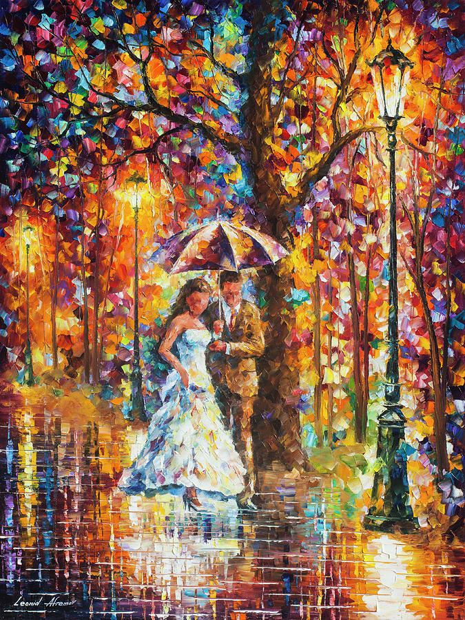 675x900 Dream Wedding Painting By Leonid Afremov - Wedding Painting