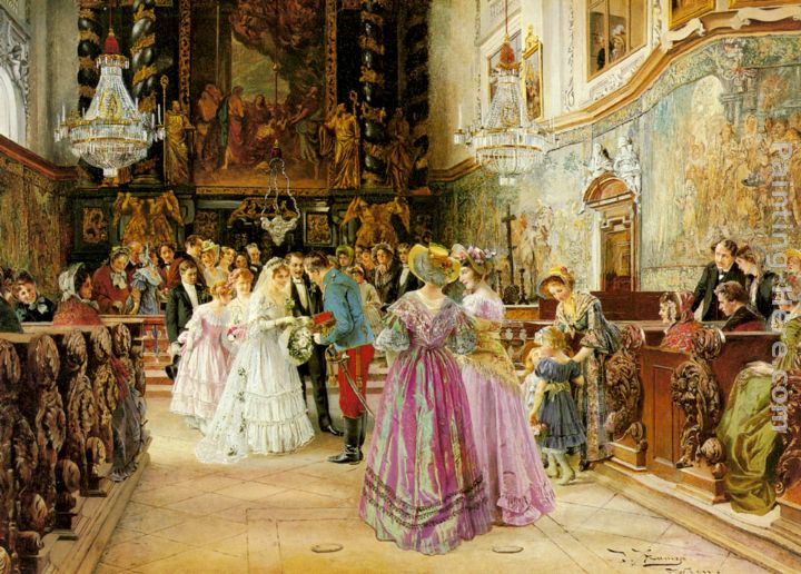 720x516 Johann Hamza The Wedding Painting Anysize 50% Off - Wedding Painting