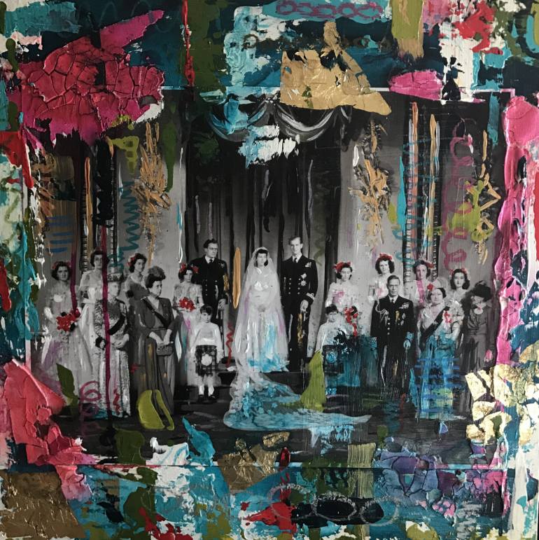 770x771 Saatchi Art The Wedding Party Painting By Alison Curtis - Wedding Party Painting