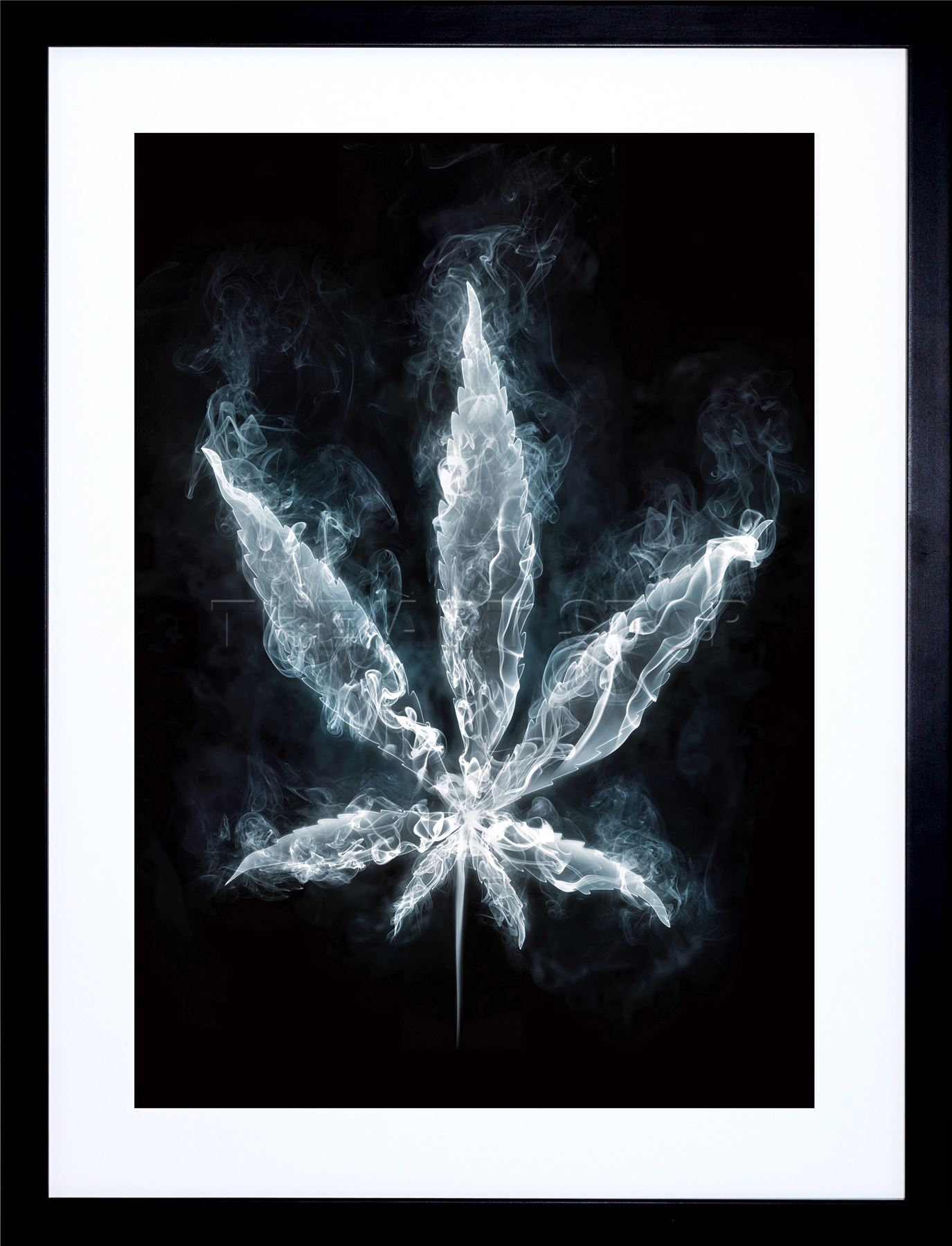 1375x1800 Painting Smoking Marijuana Weed Leaf Art Frame Art Print Picture - Weed Painting