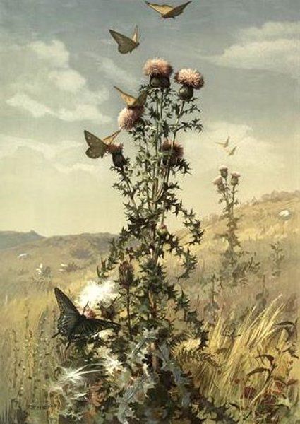 425x600 Weed Painting Challenge (Gurney Journey) Paintings - Weed Painting