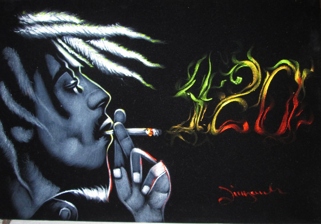 1024x715 Bob Marley 420 Weed Time Cannabismarijuanasmoking Original - Weed ...