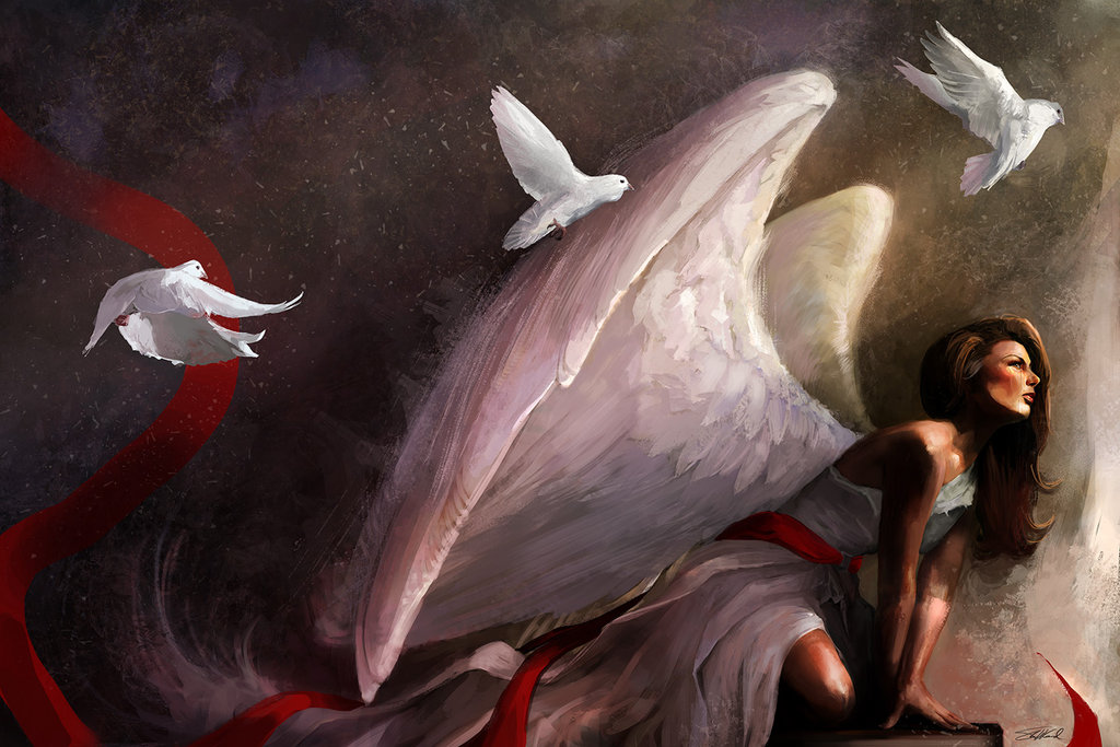 1024x683 Weeping Angel Painting Steve Goad Art - Weeping Angel Painting