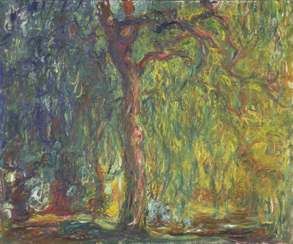 600x499 Weeping Willow Kimbell Art Museum - Weeping Willow Painting