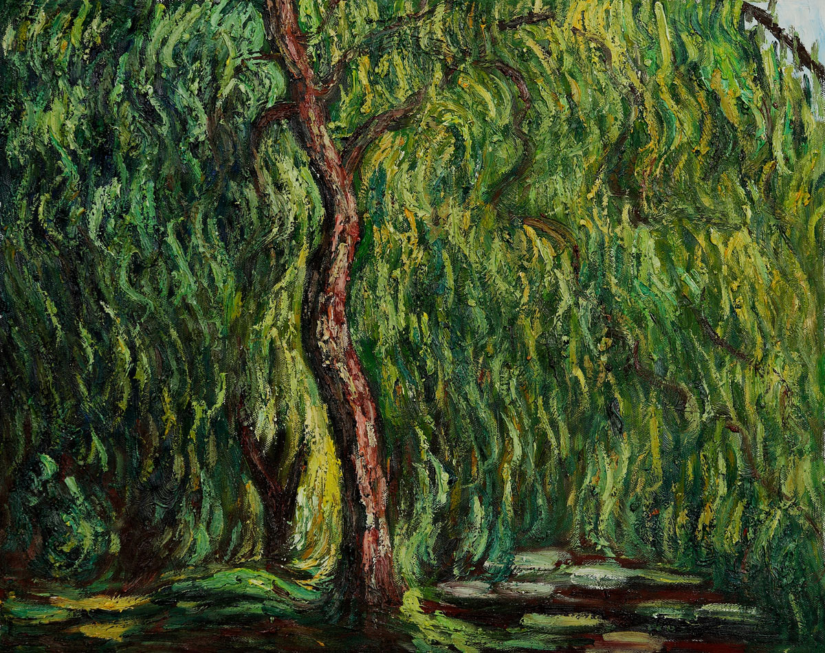 1200x950 Weeping Willow By Claude Monet For Sale Jacky Gallery, Oil - Weeping Willow Painting
