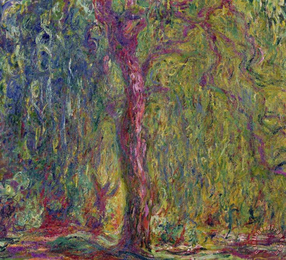 960x874 Claude Monet Weeping Willow Painting - Weeping Willow Painting