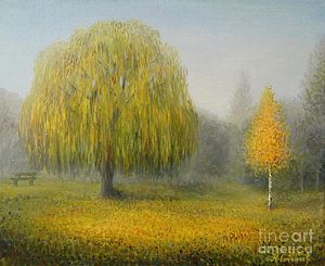 300x245 Weeping Willow Tree Painting - Weeping Willow Tree Painting
