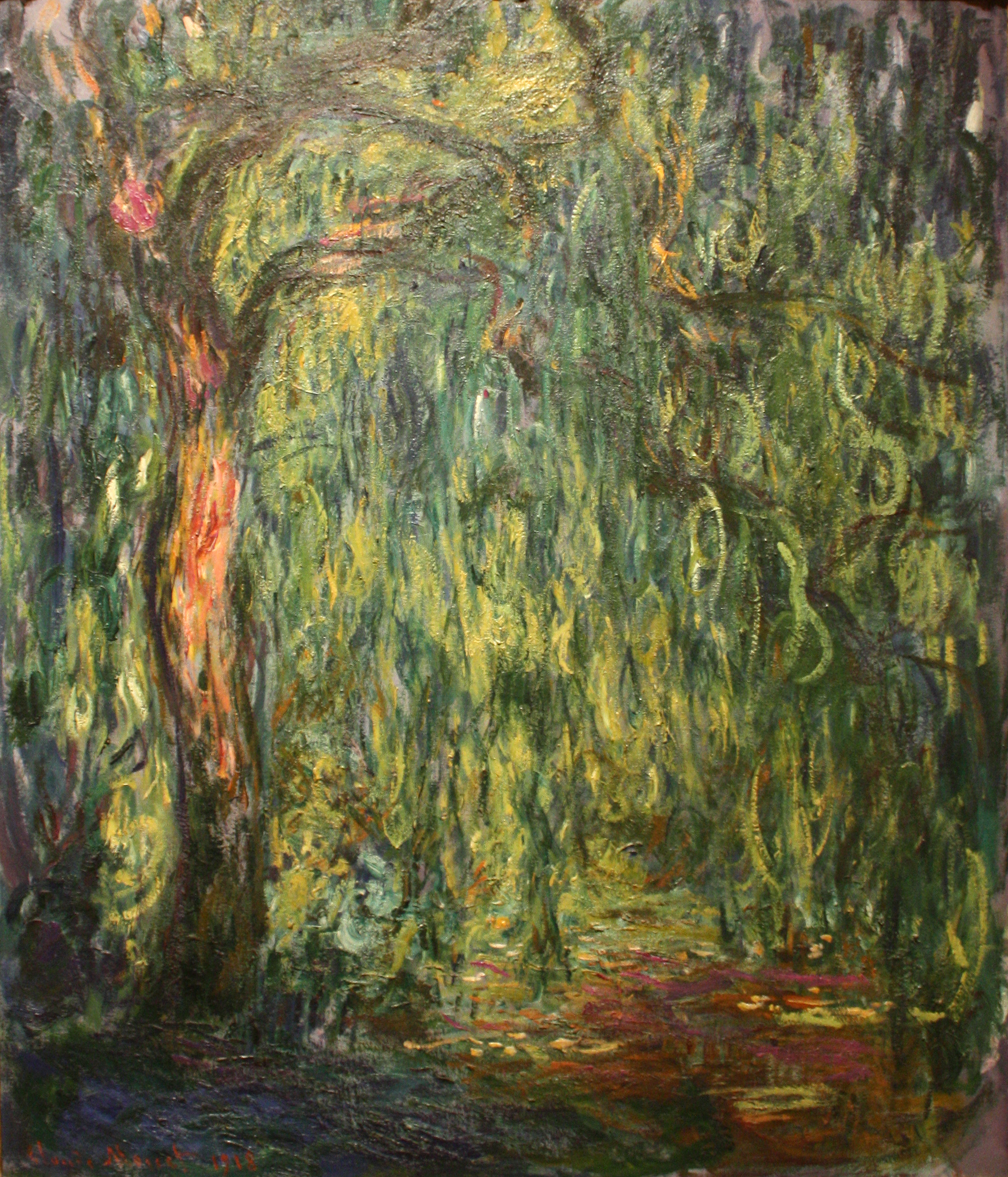 1988x2322 Fileclaude Monet - Weeping Willow Tree Painting