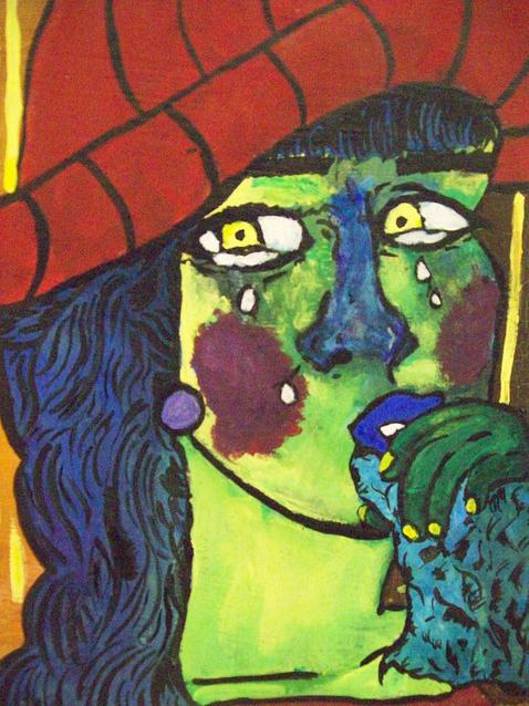 478x638 Pop Art Weeping Woman By Misssmithxx - Weeping Woman Painting
