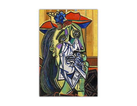 480x373 Weeping Woman Oil Painting By Pablo Picasso Re Printed On Framed - Weeping Woman Painting