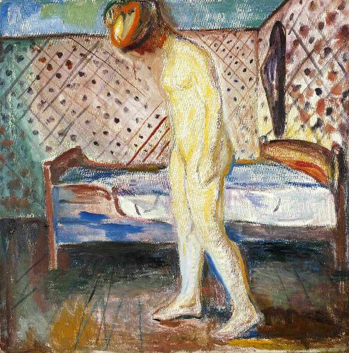 500x506 Weeping Woman Painting Edvard Munch Oil Paintings - Weeping Woman Painting