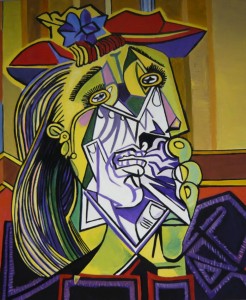 246x300 Weeping Woman Art By Deej - Weeping Woman Painting