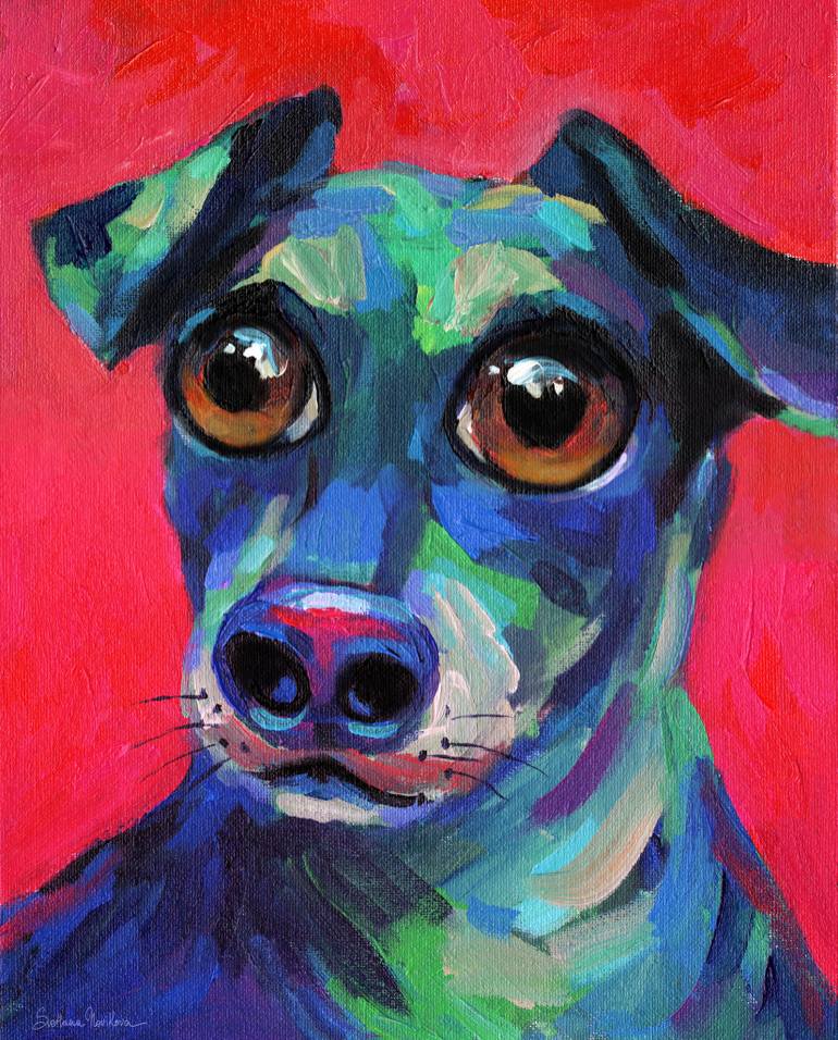 Weiner Dog Painting at PaintingValley.com | Explore collection of ...