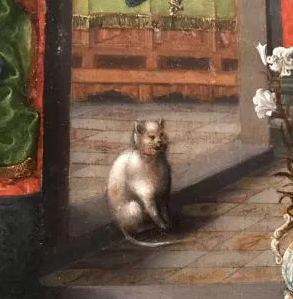 293x299 On The Inability Of Medieval Artists To Paint Cats Why Evolution - Weird Cat Painting