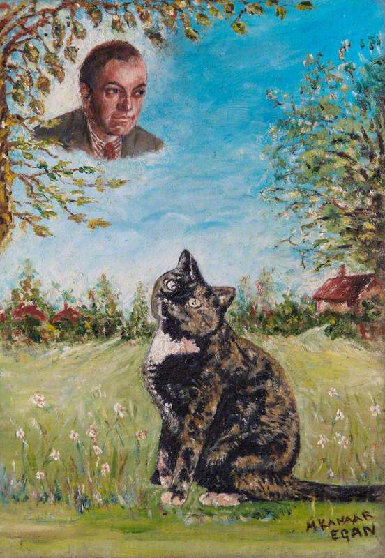 552x800 Thirteen Weird And Wonderful Portraits On Art Uk Art Uk - Weird Cat Painting