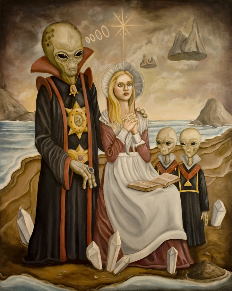 750x940 Weird Visions The Oil Paintings Of Mark Rogers Anthony Alvarado - Weird Painting