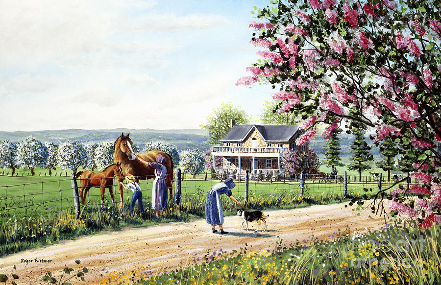 900x582 Welcome Home Painting By Roger Witmer - Welcome Home Painting