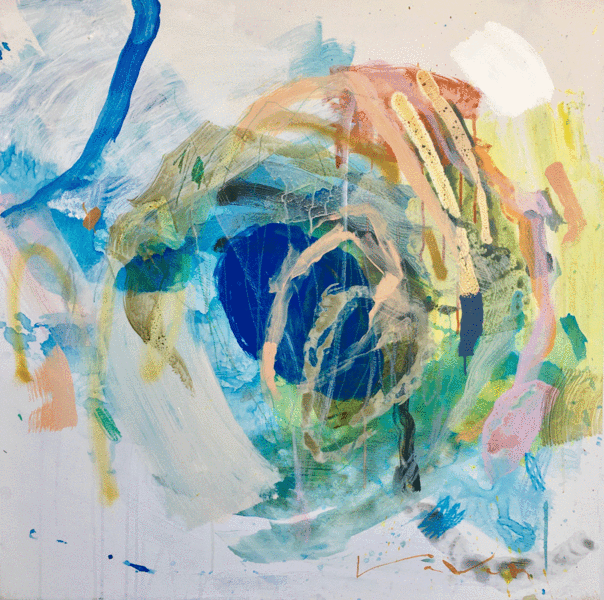 604x600 Nests Paintings Raven Roxanne Artist In Charleston - Welcome Home Painting