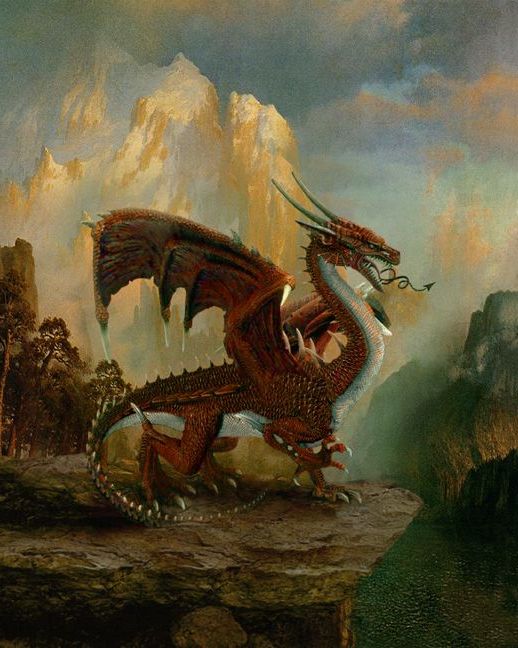 518x648 Tuvalu 2012 2013 Dragons Of Legend - Welsh Dragon Painting