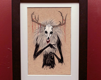 340x270 Wendigo Etsy - Wendigo Painting