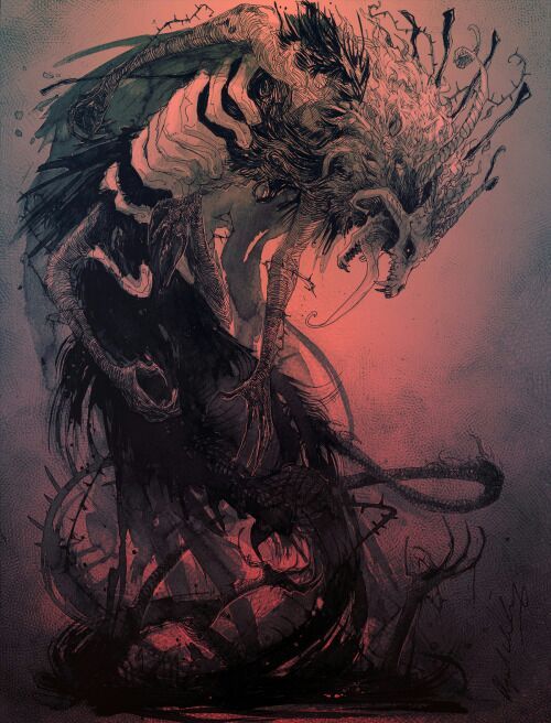 500x656 Wendigo Horror Amino - Wendigo Painting