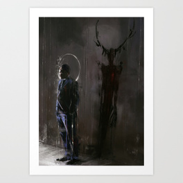 264x264 Wendigo Art Prints Society6 - Wendigo Painting