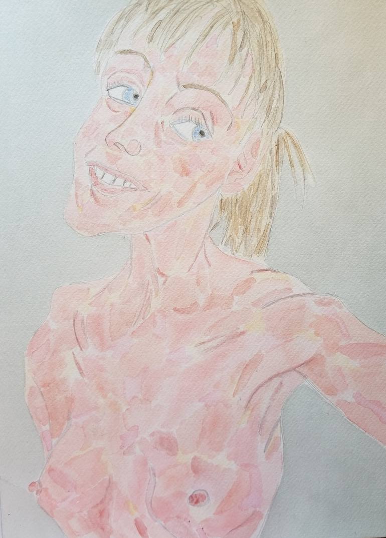 770x1075 Saatchi Art Wendy Painting By Wayne Hw Wolfson - Wendy Painting