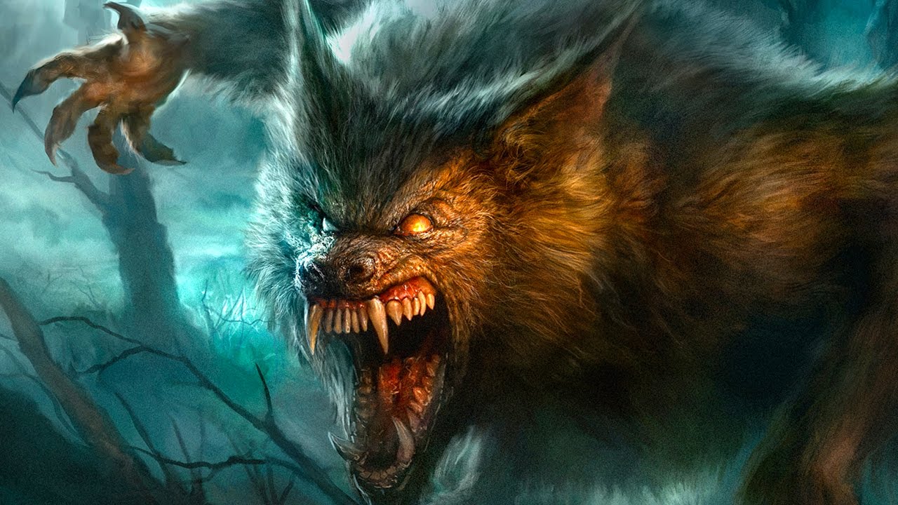 1280x720 Werewolf Lurks Again Digital Painting Time Lapse - Werewolf Painting