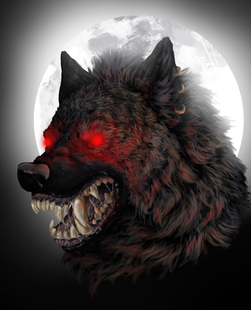 803x994 You Gonna Die (A Werewolf Painting) By Avengingcoconut - Werewolf Painting
