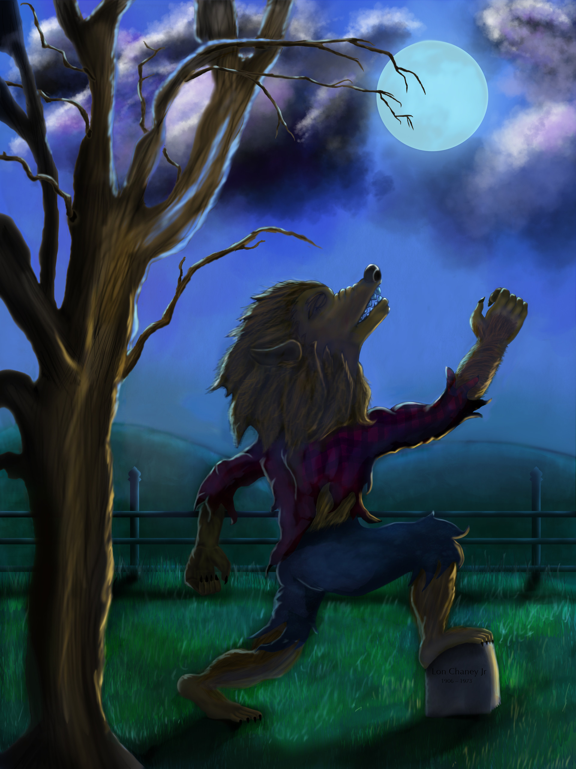1920x2564 Artstation - Werewolf Painting