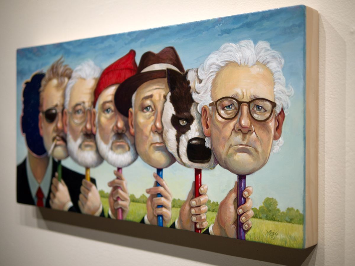 1200x900 Showing Wes Anderson Tribute Show @ Spoke Art - Wes Anderson Painting