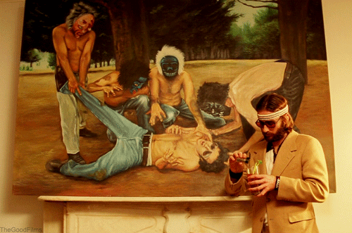 500x331 Art Film Cinemagraph Gif On Gifer - Wes Anderson Painting