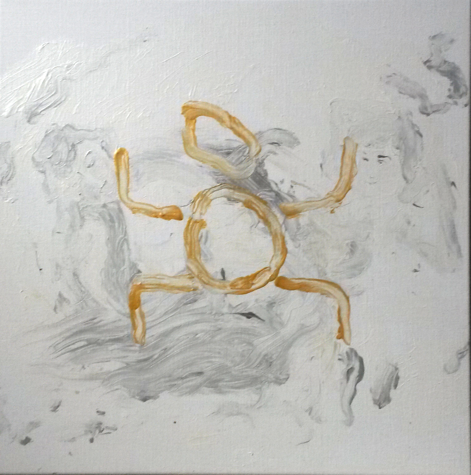 1520x1532 Man, A Painting By Ante Wessels Climate Change - Wessels Painting