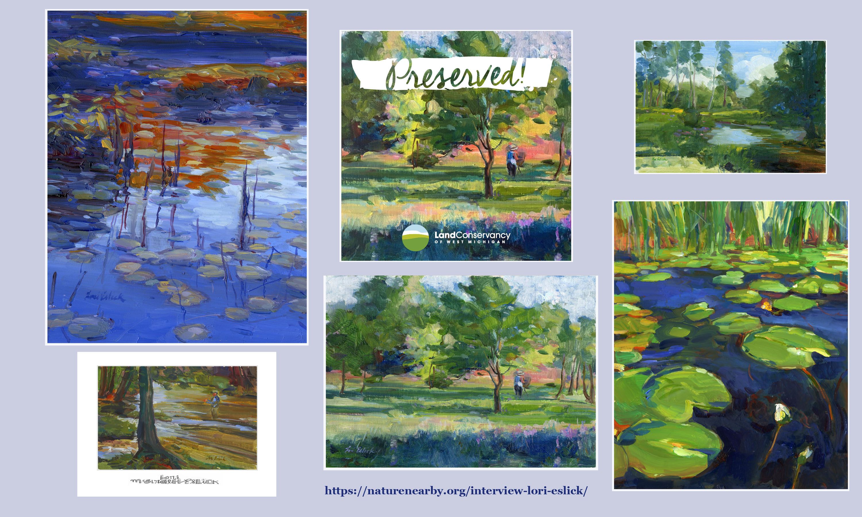 3000x1800 Lori Eslick My Plein Air - West Michigan Painting