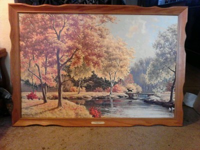 400x300 Nice Oil Print Golden Days. By Westal - Westal Painting Value