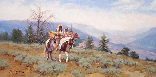 Western Art Painting at PaintingValley.com | Explore collection of ...