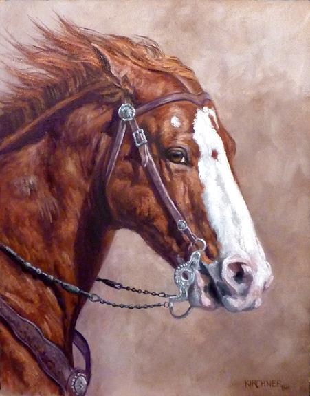 451x576 Western - Western Horse Painting