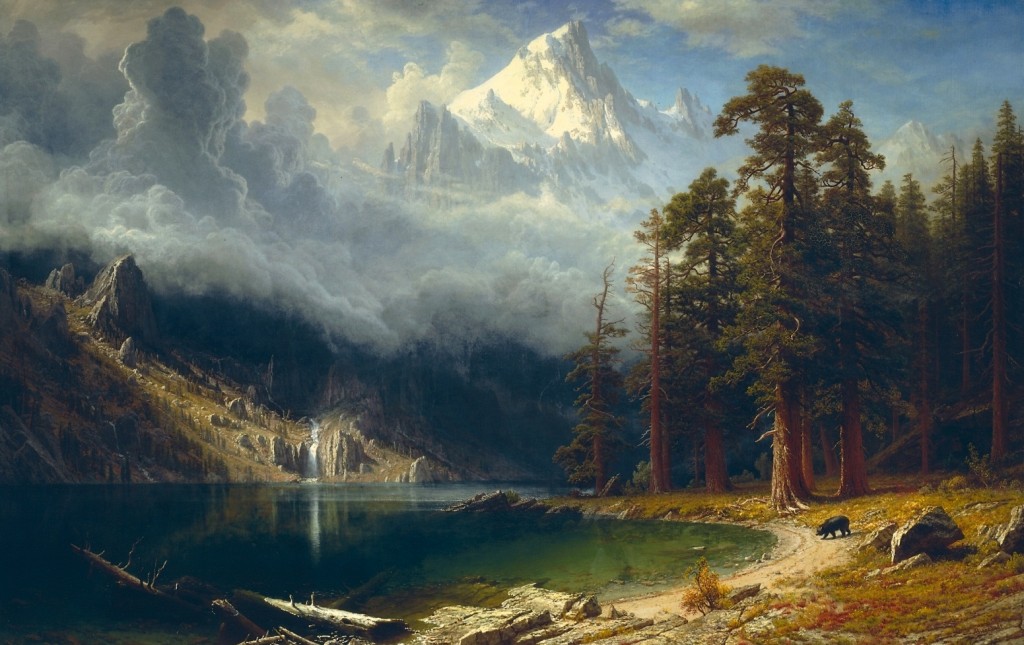 1024x645 Western Landscape Paintings By Albert Bierstadt - Western Landscape Painting